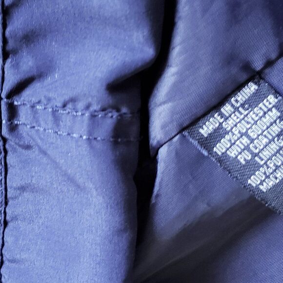 Bella Donna Moda Italiana Lightweight Jacket Hooded Utility S Navy Blue - Picture 9 of 9